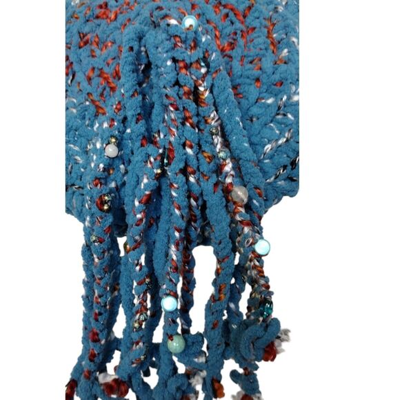 Slouchy Boho Hat OOAK Handmade Crochet Free Hand Women's One Size - Picture 10 of 10